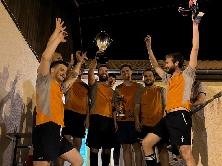 Remise de coupe du tournoi La Fayette Entreprises