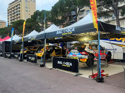 Tente paddock de Balbosca Racing