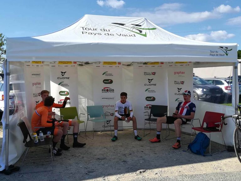 tente pliante du Tour du pays de Vaud