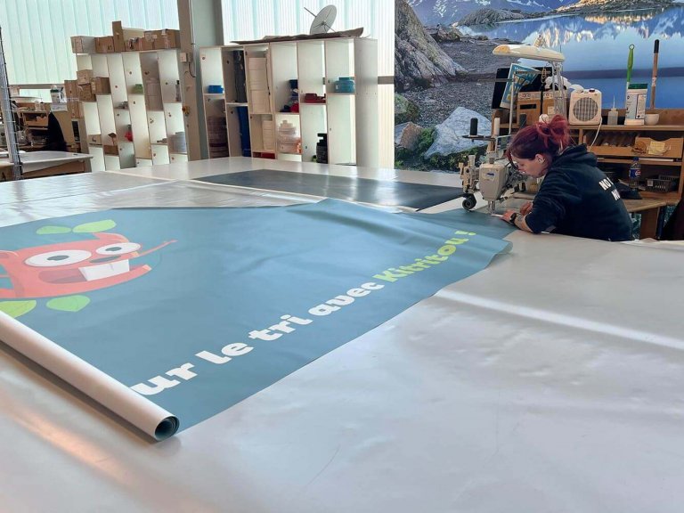 Couture du barnum du Grand Belfort