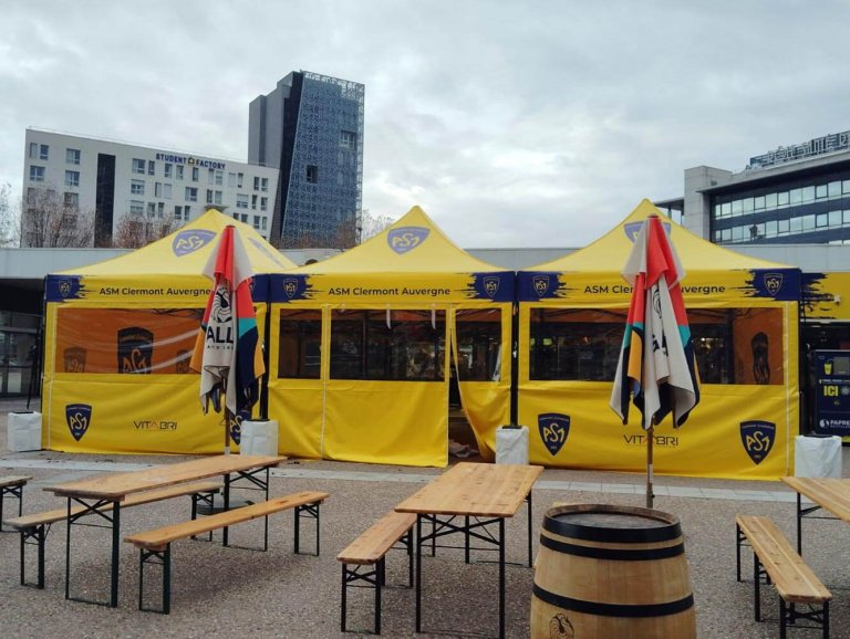 Barnums de la boutique de l'ASM Clermont Auvergne