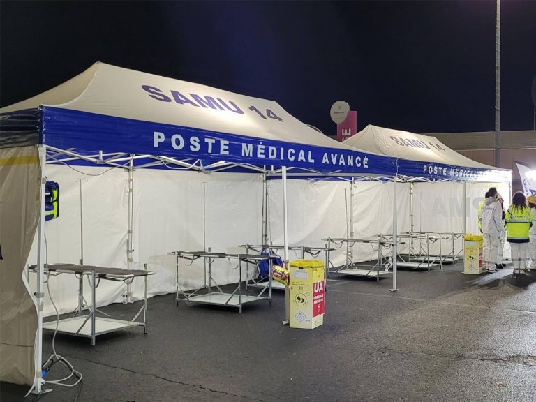 Tente poste médical avancé